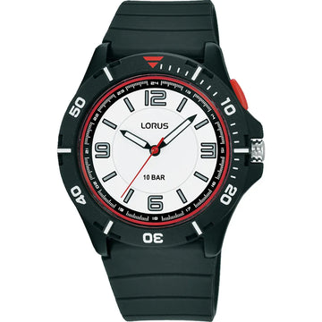 Lorus Sport White Dial Black Strap Men's Watch | R2309QX9